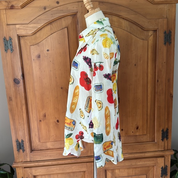 Lisa Says Gah Tessa Italian Summer button down - Picture 3 of 16